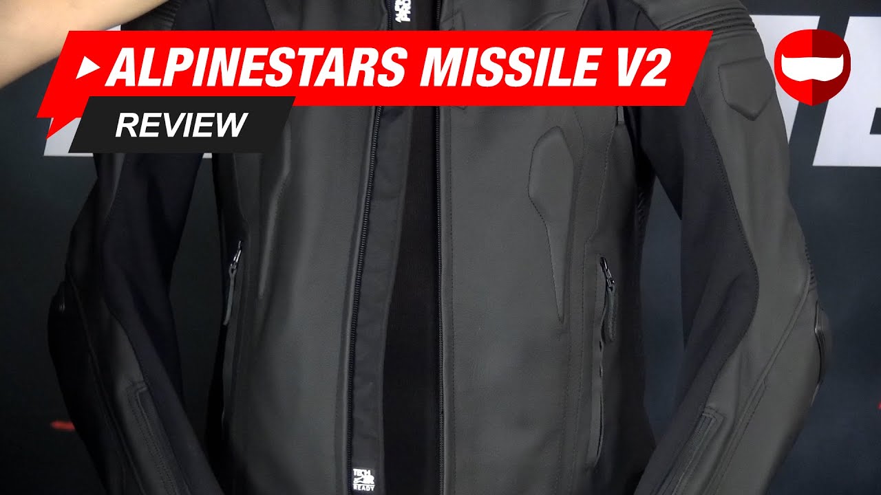 Alpinestars Missile V2 Leather Jacket- ChampionHelmets.com