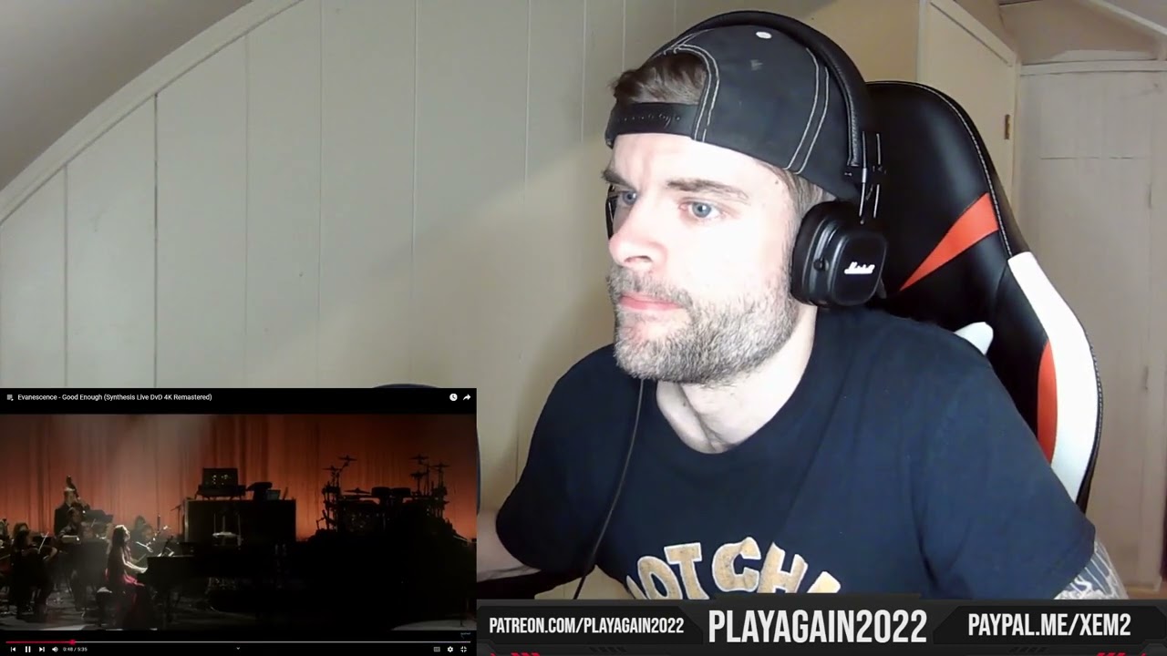 Evanescence - Good Enough (Synthesis Live) (First Time Reaction)