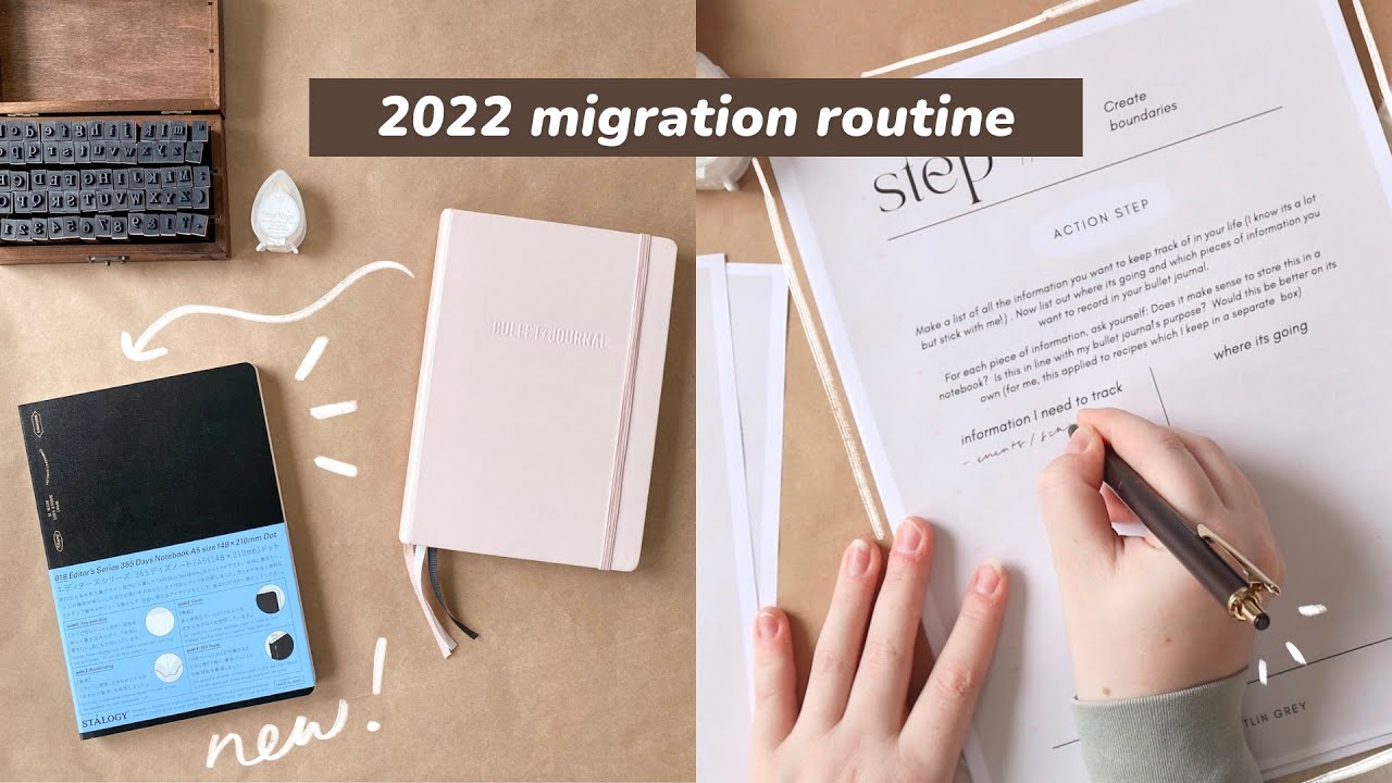 How to Start a New Bullet Journal | My 6 Step Migration Routine