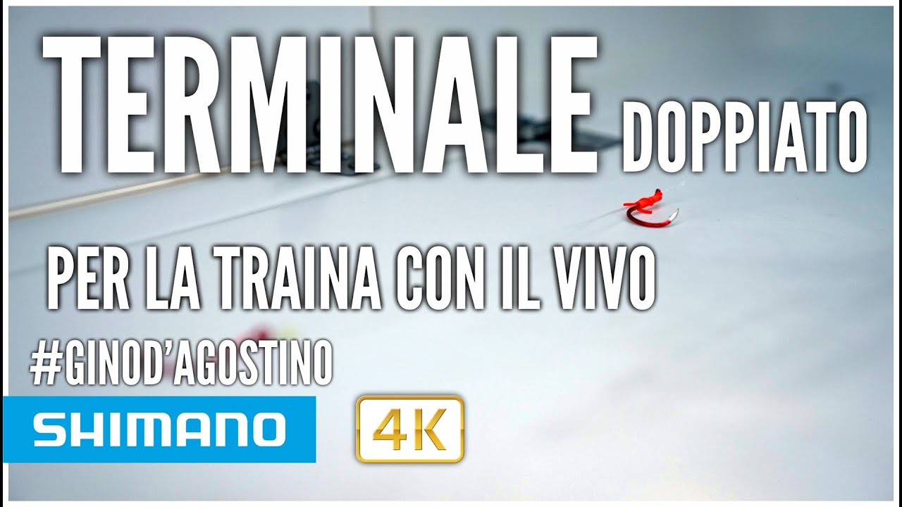Come realizzare un terminale da traina col vivo - Tutorial Gino D'Agostino