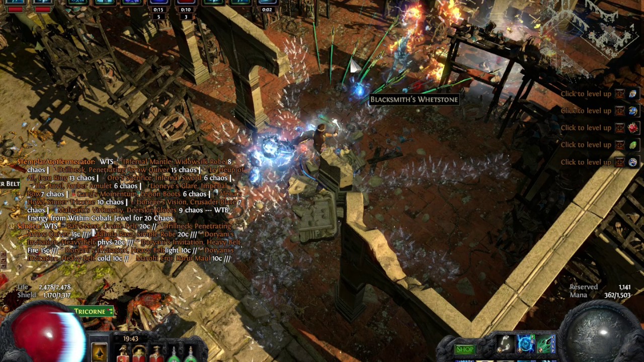 POE Elementalist EK crit my first map