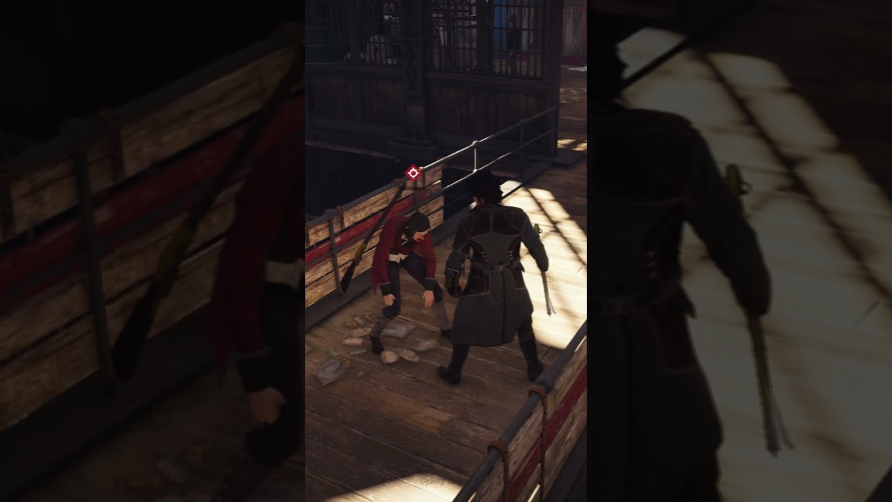 AC Syndicate Cane Sword Brutal Combat. #shorts