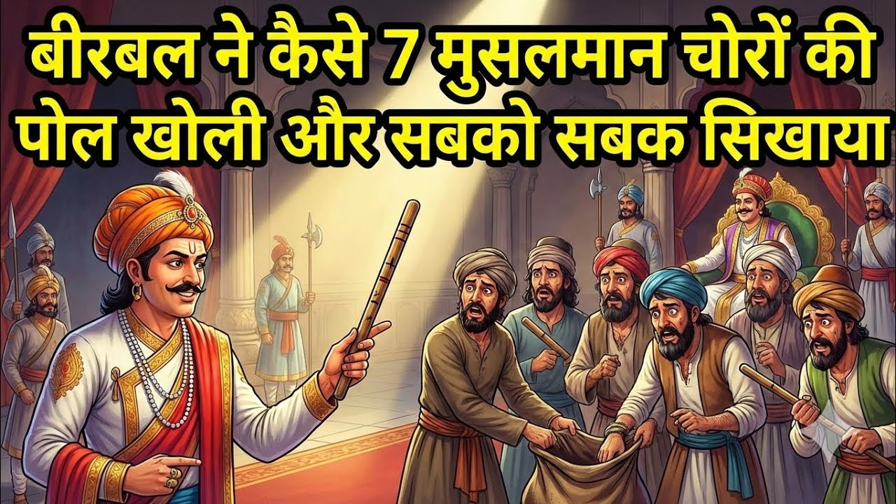 बीरबल ने कैसे पकड़ा 7 खतरनाक चोरों को? | Akbar Birbal & The 7 Thieves Mystery l Akbar Birbal kahani 
