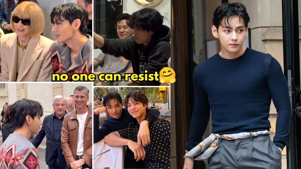 There's just something about Kim Taehyung—he’s got everyone wrapped around his finger😆