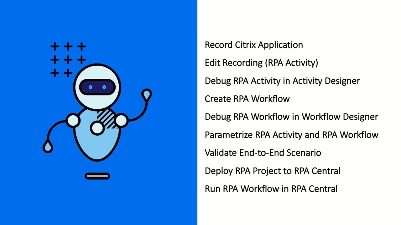 Demo &ndash; Micro Focus RPA for Citrix Automation