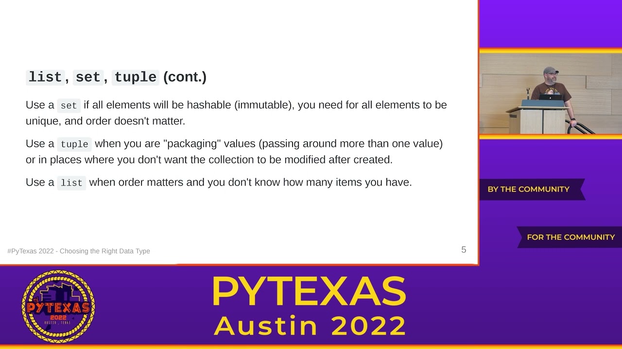 Choosing the Right Data Types (Josh Schneider)