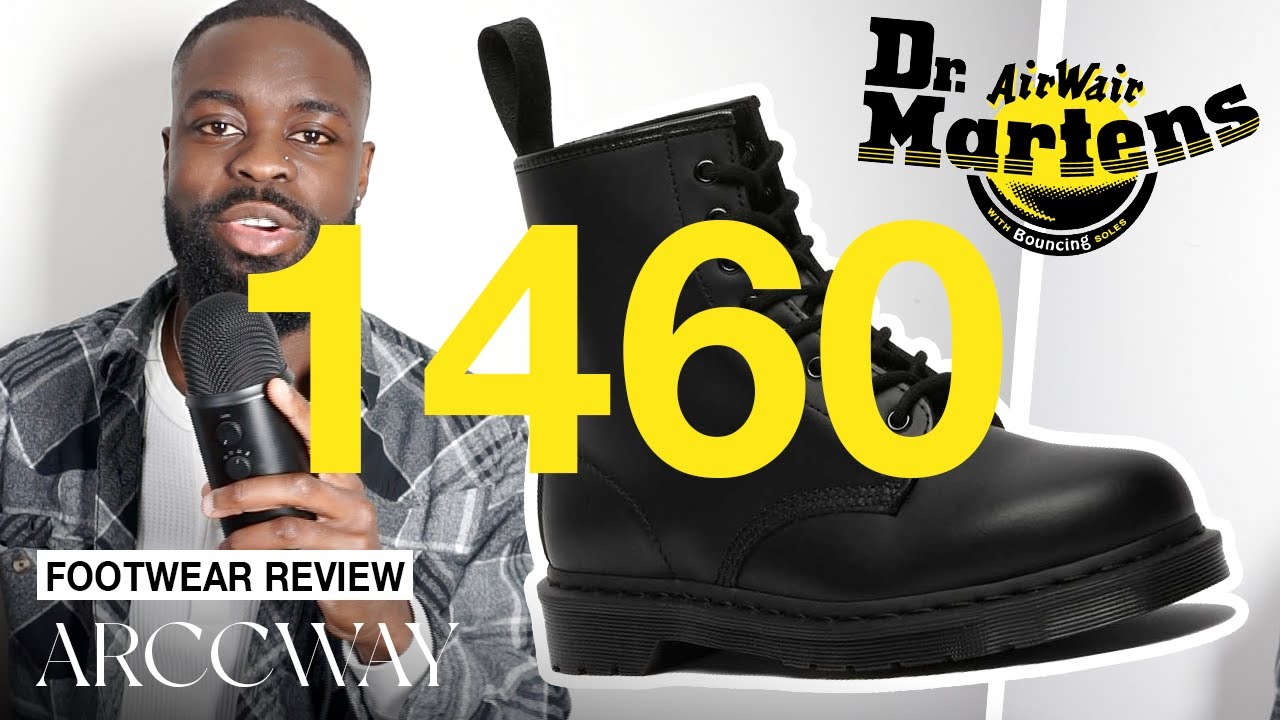 Doc Marten's 1460 Mono Smooth Winter Boots Review with Outfit Inspiration