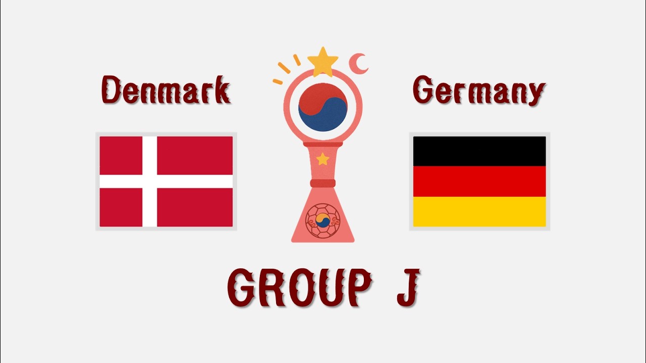 Denmark vs Germany | Group J | 7th World Cup South Korea | PES2021