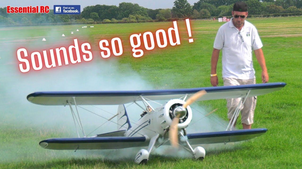 SOUNDS SO GOOD! GIANT 1:3 scale YMF-5 Waco biplanes | 250cc radials | Southern Model Show 2022