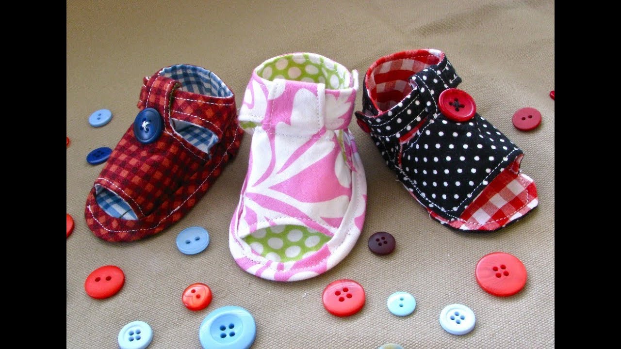 How to Sew Baby Tiptoe Sandals