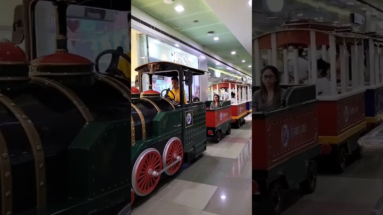 Train Ride at the Mall! #youtubeshorts #train #viral