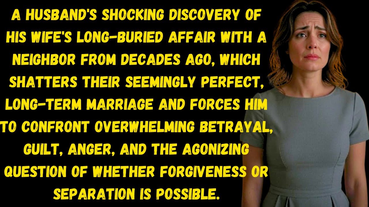 Stunning Revelation: My Longtime Marriage Collapses After a Heartbreaking Confession