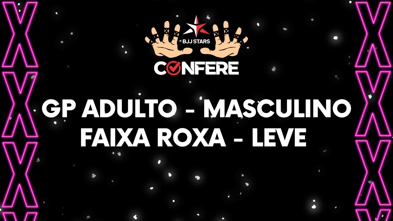 GP BJJ STARS CONFERE -  SELETIVA