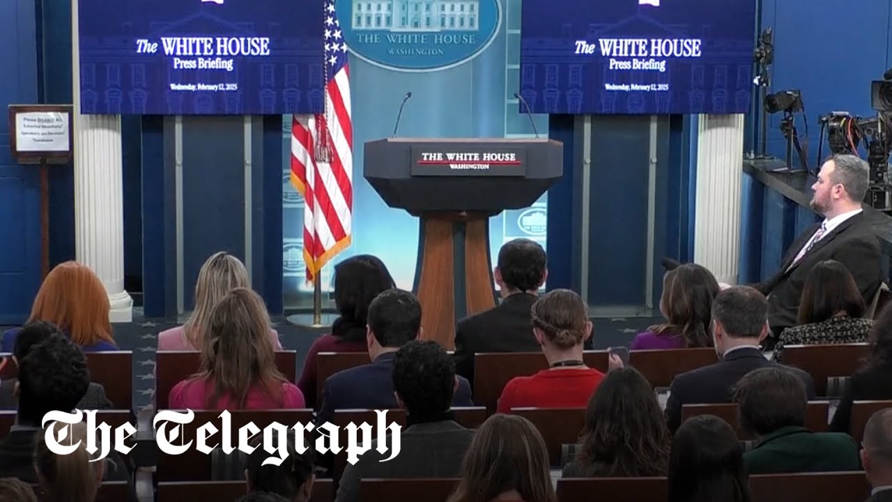 In Full: White House briefing as Trump and Putin start talks to end war