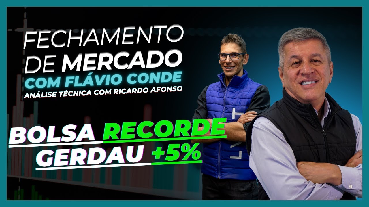 29/10 - Bolsa Recorde e Gerdau +5%