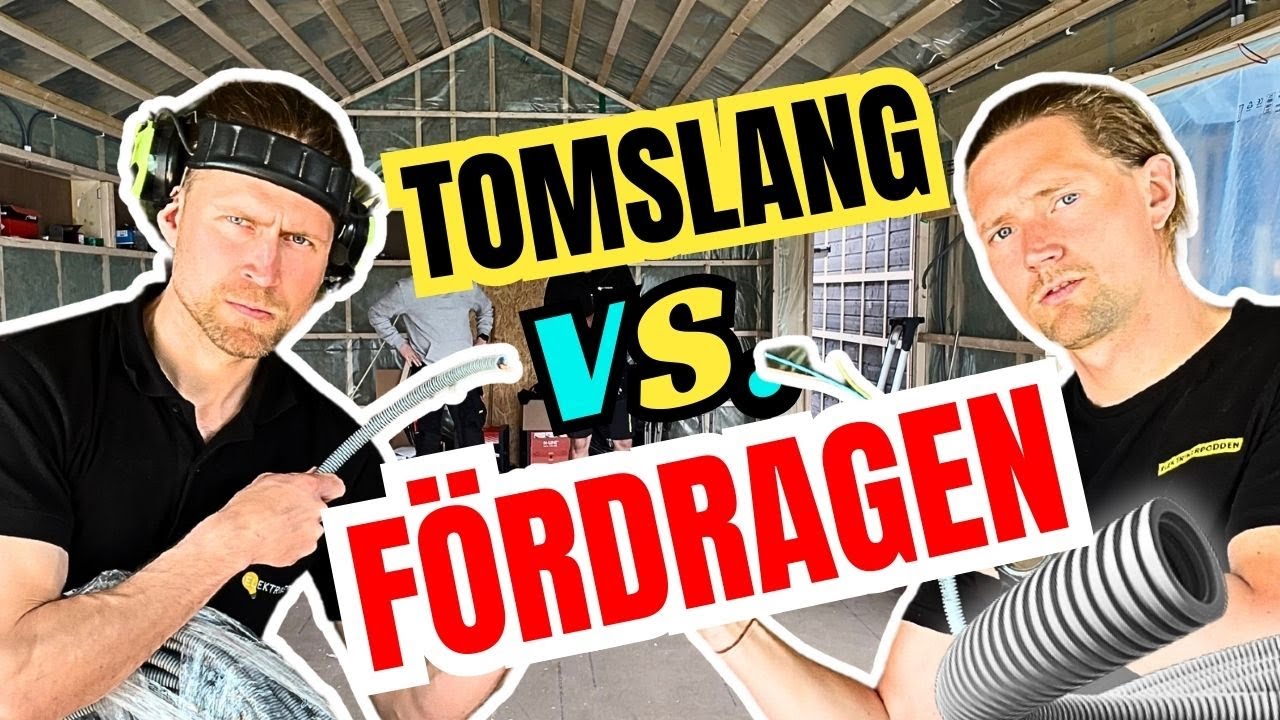 FÖRDRAGEN KABEL vs TOMSLANG - VEM VINNER?