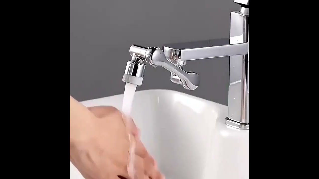 New Universal 1080&deg; Rotation Extender Faucet Aerator Plastic Splash Filter Kitchen Washbasin Faucets