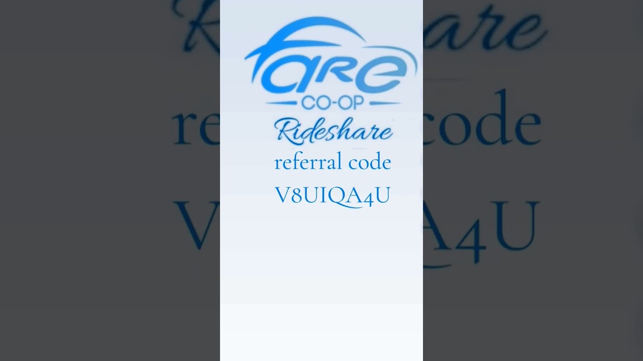 Fare co-ops rideshare Drivers keep 90% of payRiders save 20% Business pay 5% referral code V8UIQA4U