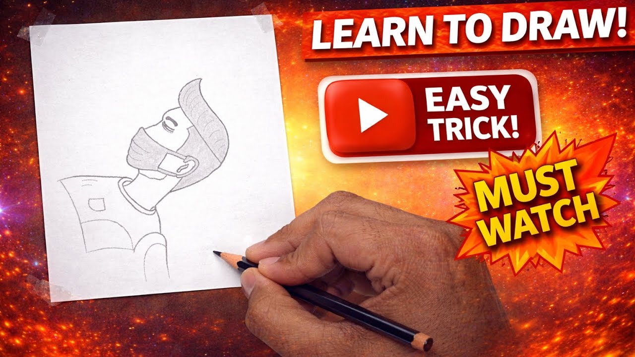 🔥 From Blank Page to Masterpiece | Amazing Drawing Timelapse || boy drawing anime #viravideo