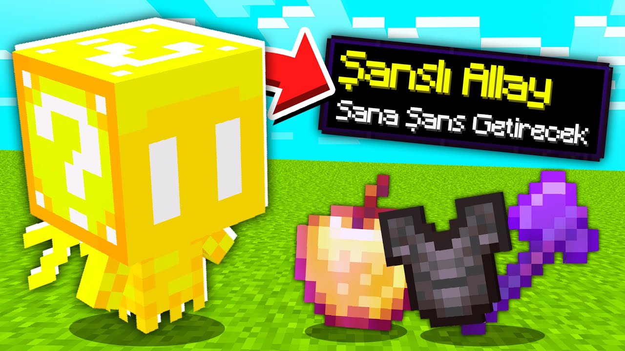 Minecraft'ta ŞANSLI ALLAYLER VAR!!