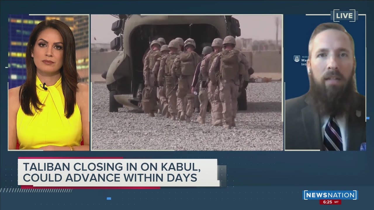 Taliban closing in on Kabul and could advance within days
