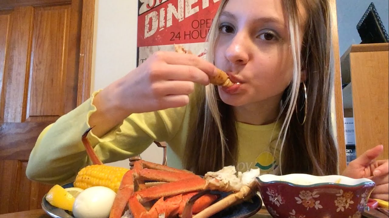 ASMR SEAFOOD BOIL (CRAB LEGS & LOBSTER CLAWS)