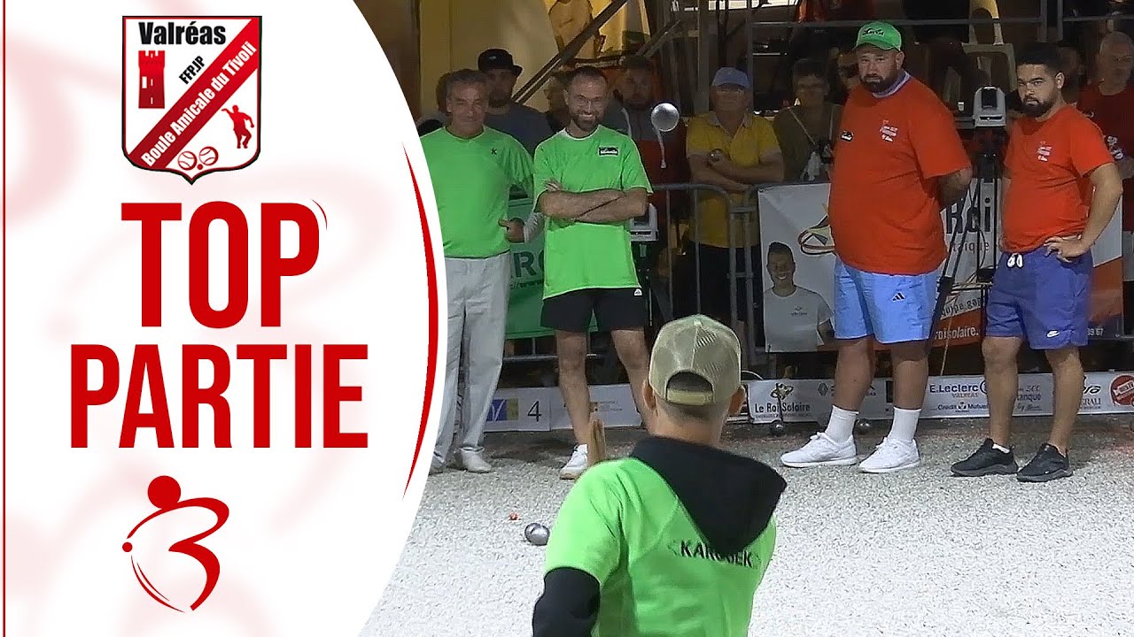 Top 👍 16e en soirée P MAUREL vs B GIRE : Supranational à pétanque de Valréas 2024