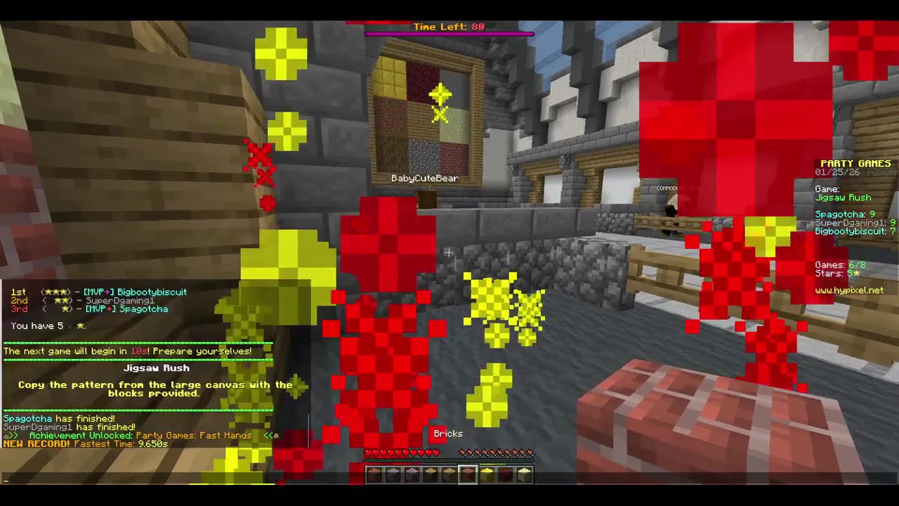 Minecraft Hypixel Воскресные утренние игры для вечеринок, эпизод 7