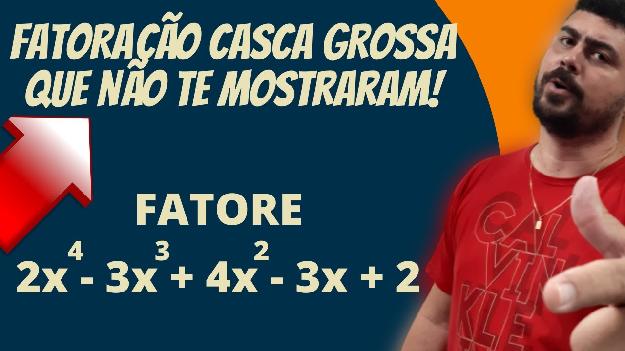 FATORAÇÃO CASCA GROSSA QUE NUNCA MOSTRARAM A VOCÊ! /POLINÔMIOS SIMÉTRICOS E SUAS FATORAÇÕES