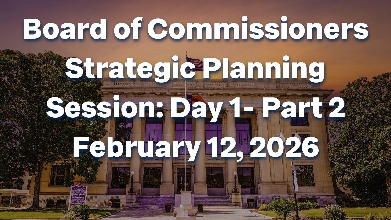 Johnston County Board of Commissioners Strategic Planning Session: Day 1- Part 1 | February 12, 2026