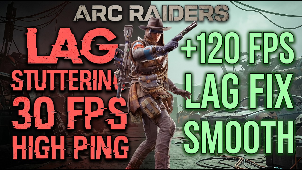 ARC RAIDERS - BEST PC Settings to FIX Lag, Stuttering & BOOST FPS 2026 🔧