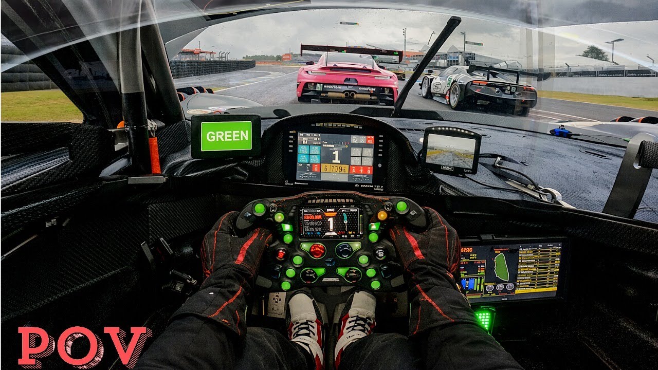 Ferrari 296 GT3 at Le Mans - Onboard POV Race at Circuit de la Sarthe | 4K Race Gameplay