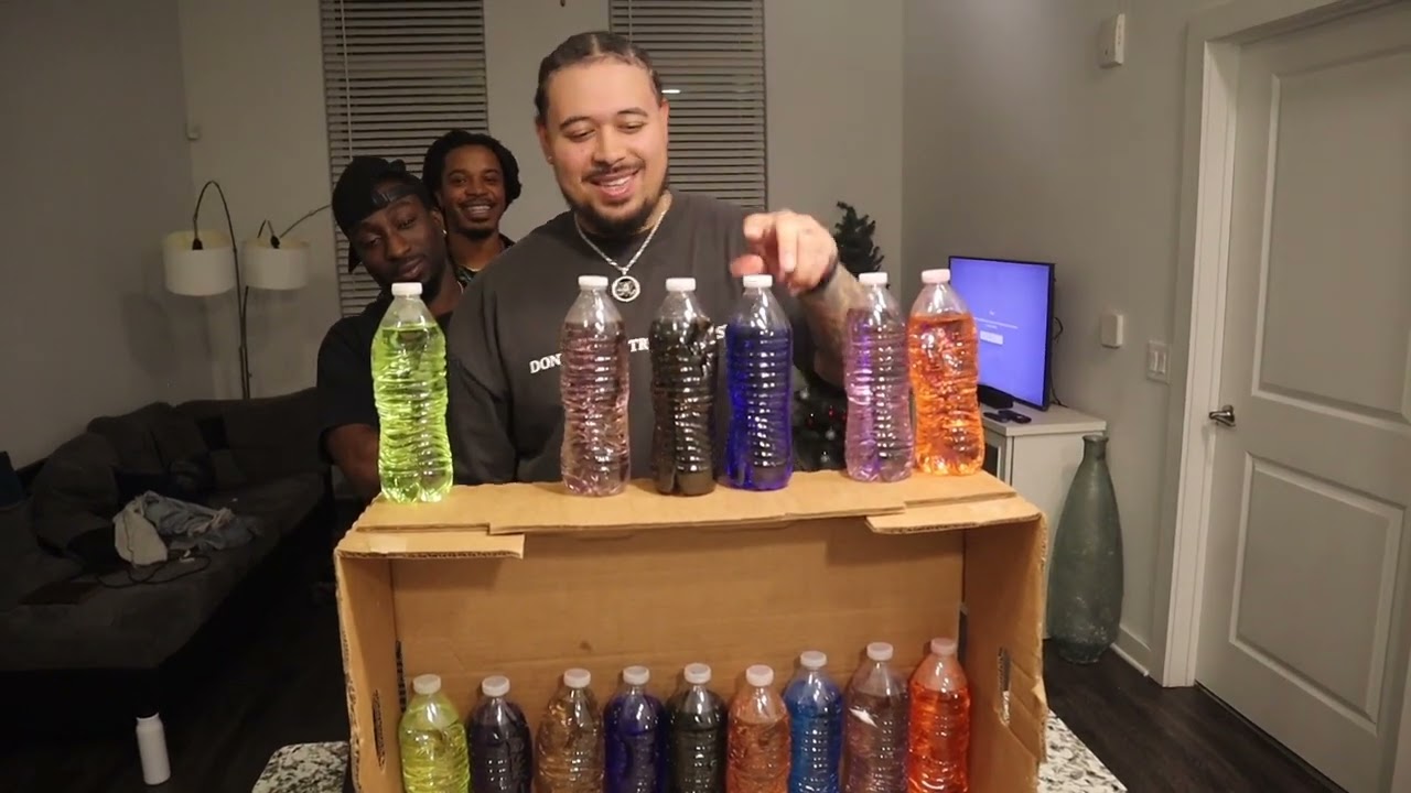 Matching Bottle Challenge W/ Mighty Duck