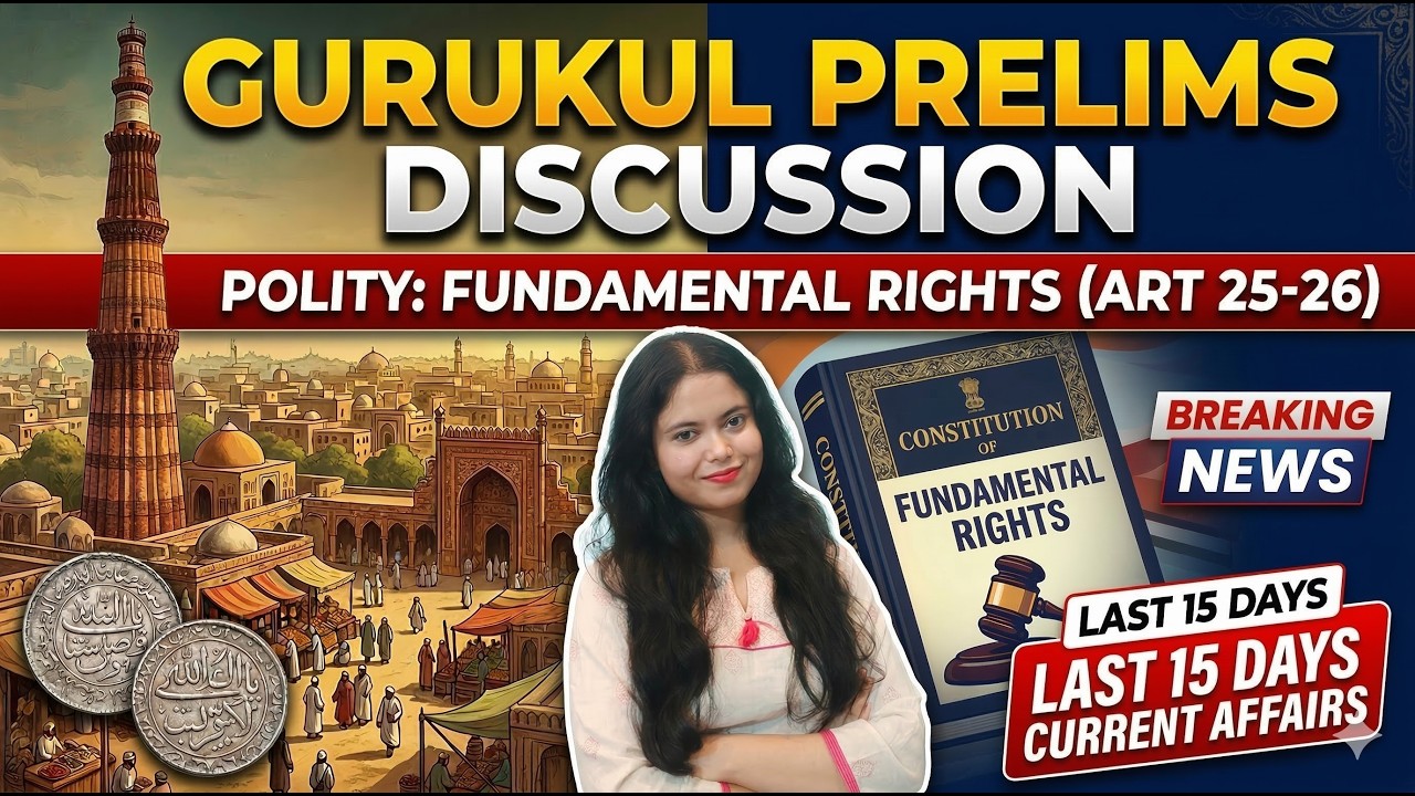 Most Probable MCQs for OPSC & UPSC Prelims 2026 | Delhi Sultanate + Fundamental Rights