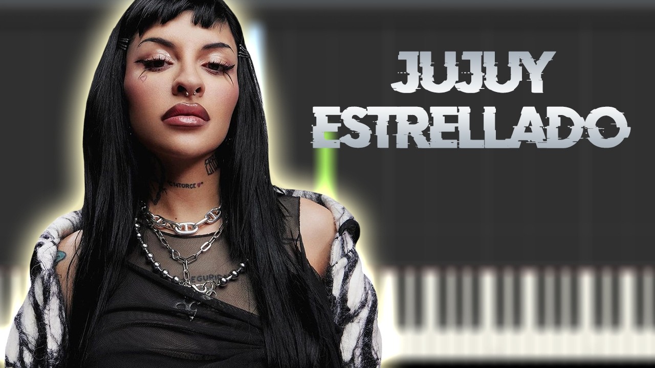 Cazzu - Jujuy Estrellado | Piano Tutorial / Partitura / MIDI