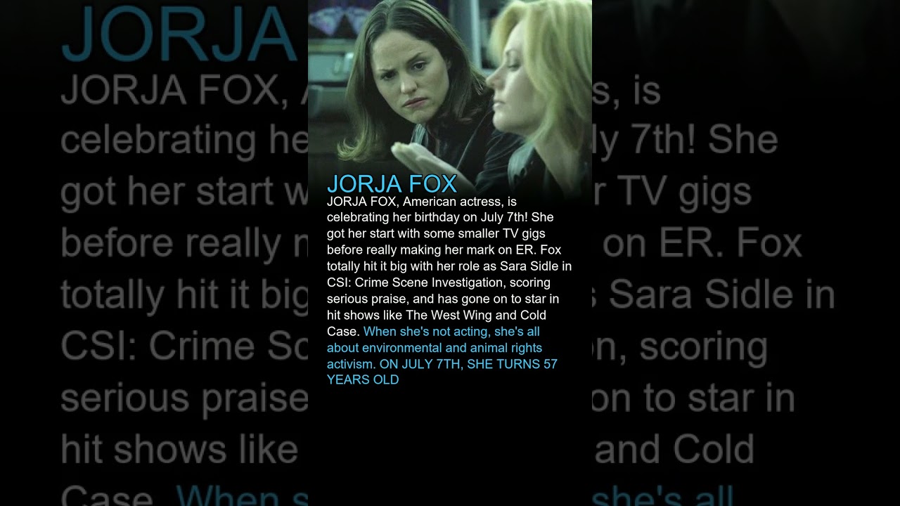 Happy Birthday Jorja Fox xo2421lQIsM 03 score30 unknown MV5BYjI2NTYxMzAtMTdlZS00MmFkLTkwM2QtNTRiM