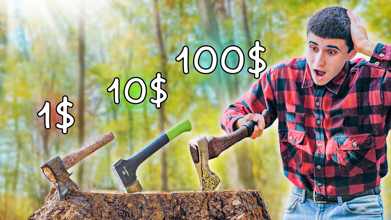 СОКИРА ЗА 1$ VS 10$ VS 100$!