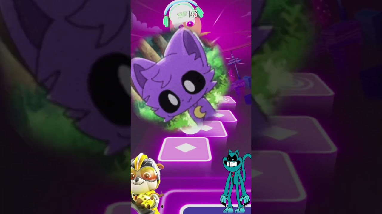 Smiling critter Animation- 4 VS Inside Out VS Paw patrol VS TilesHop 366 #shorts #shortsfeed