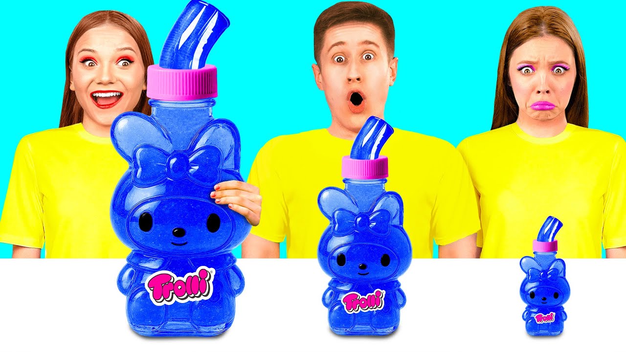 Большая, Средняя или Маленькая Тарелка Челлендж | Смешные Челленджи с Едой