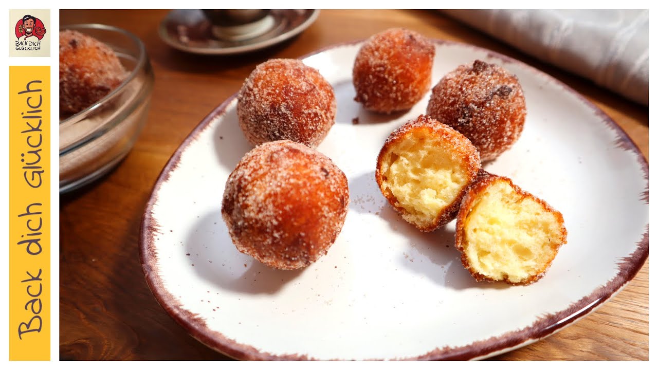 Quarkbällchen / Saftig fluffig / lecker wie vom Bäcker / Fastnachtsgebäck / Faschingsgebäck