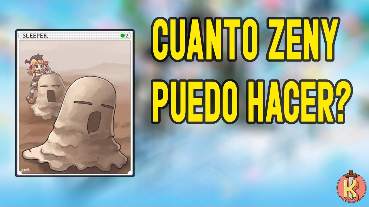 MAPAS DE ZENY #1, CUANTO PUEDO FARMEAR EN EL MAPA DE SLEEPERS EN 30 MINUTOS? #ragnarokonline