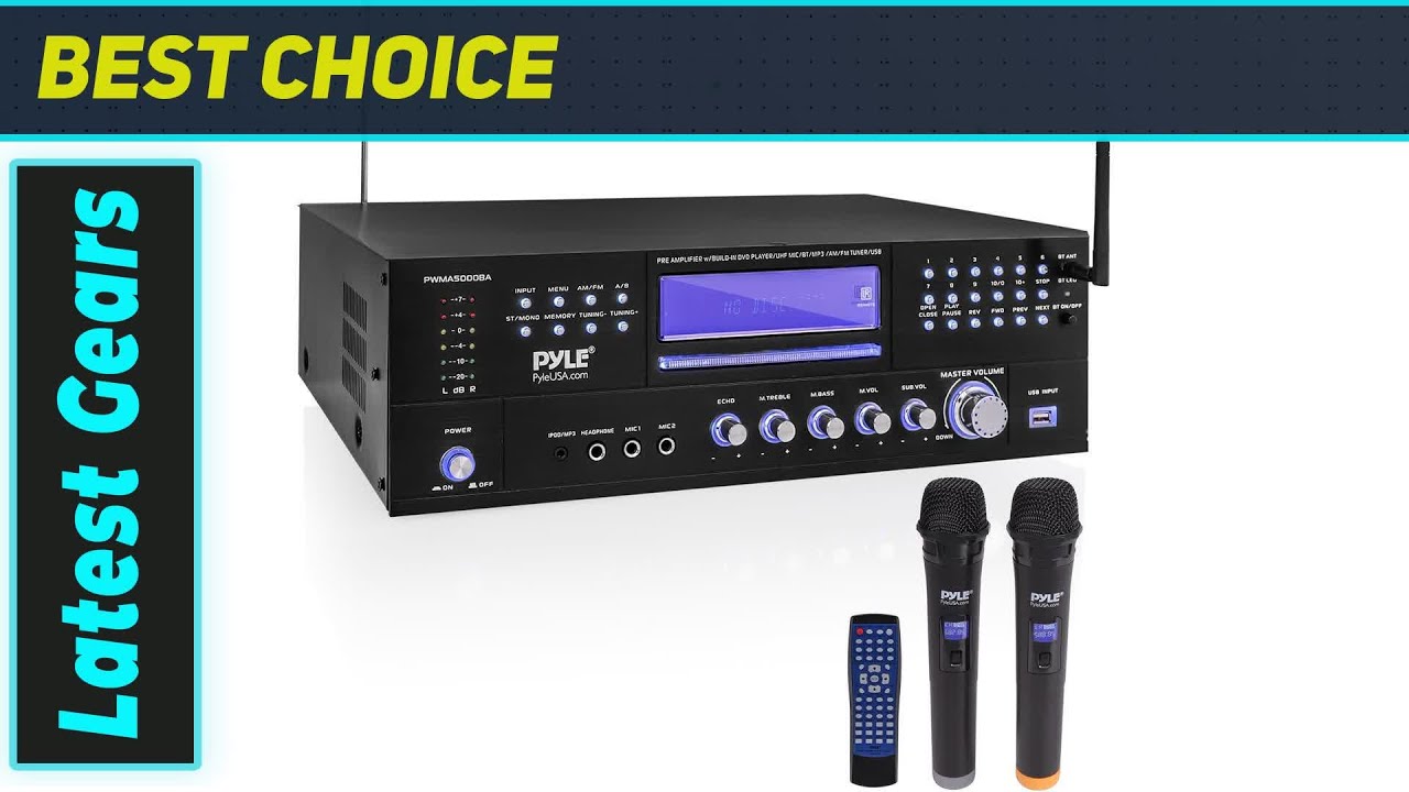Pyle 4-Channel Karaoke Amplifier: Powerhouse for Home Entertainment