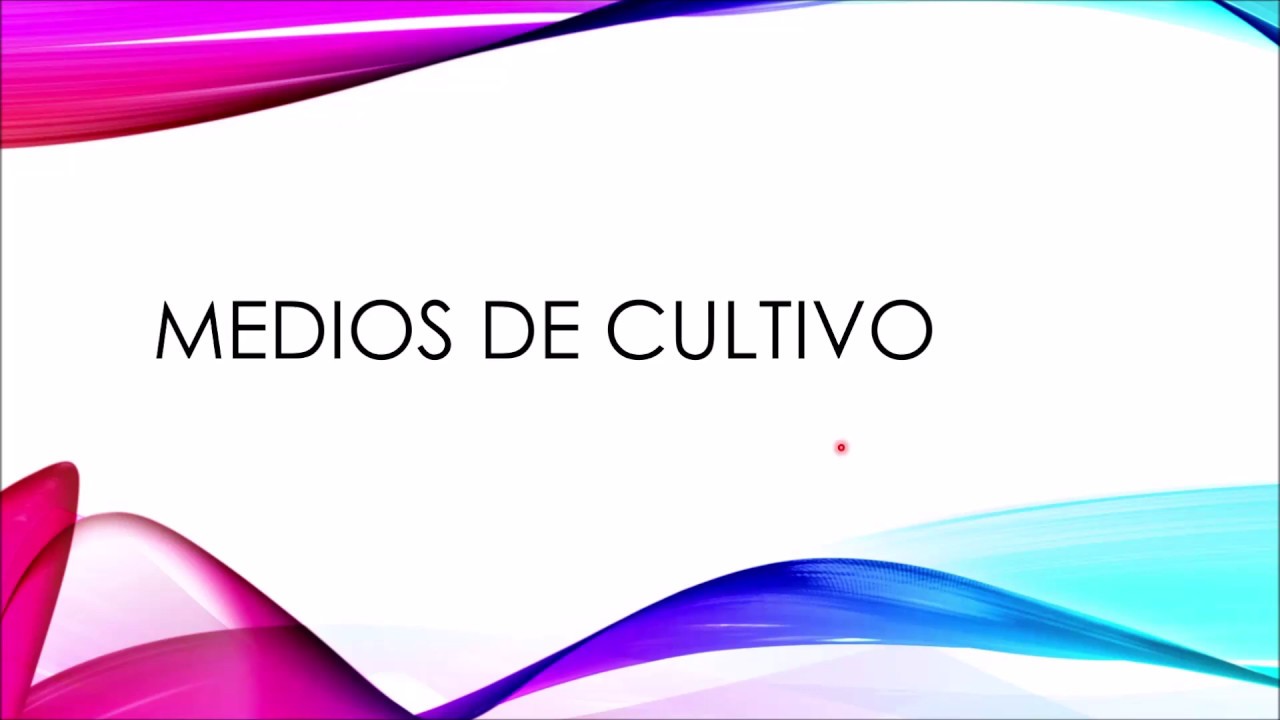 Medios de cultivo | Microbiología