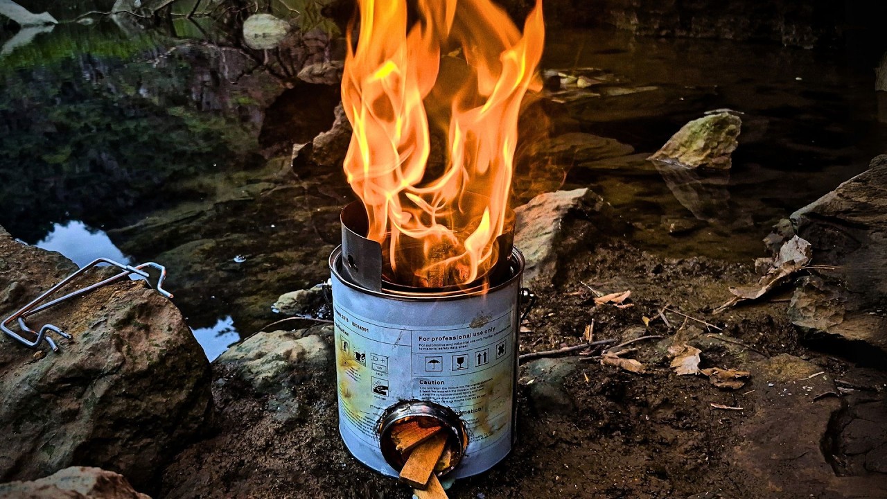 How to Make the Ultimate Rocket Stove from a Tin Can! Great Idea for Camping and Survival