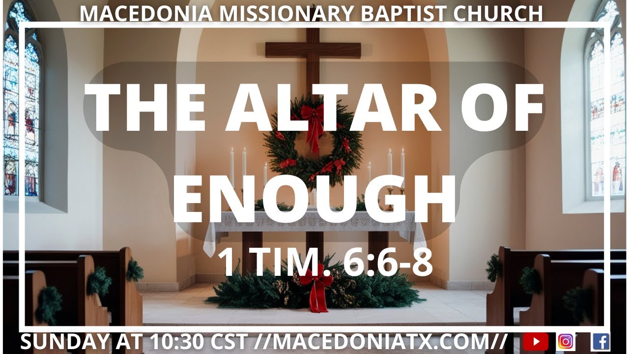 Macedonia Missionary Baptist Church- Sunday Morning Worship Service 12/28/2025