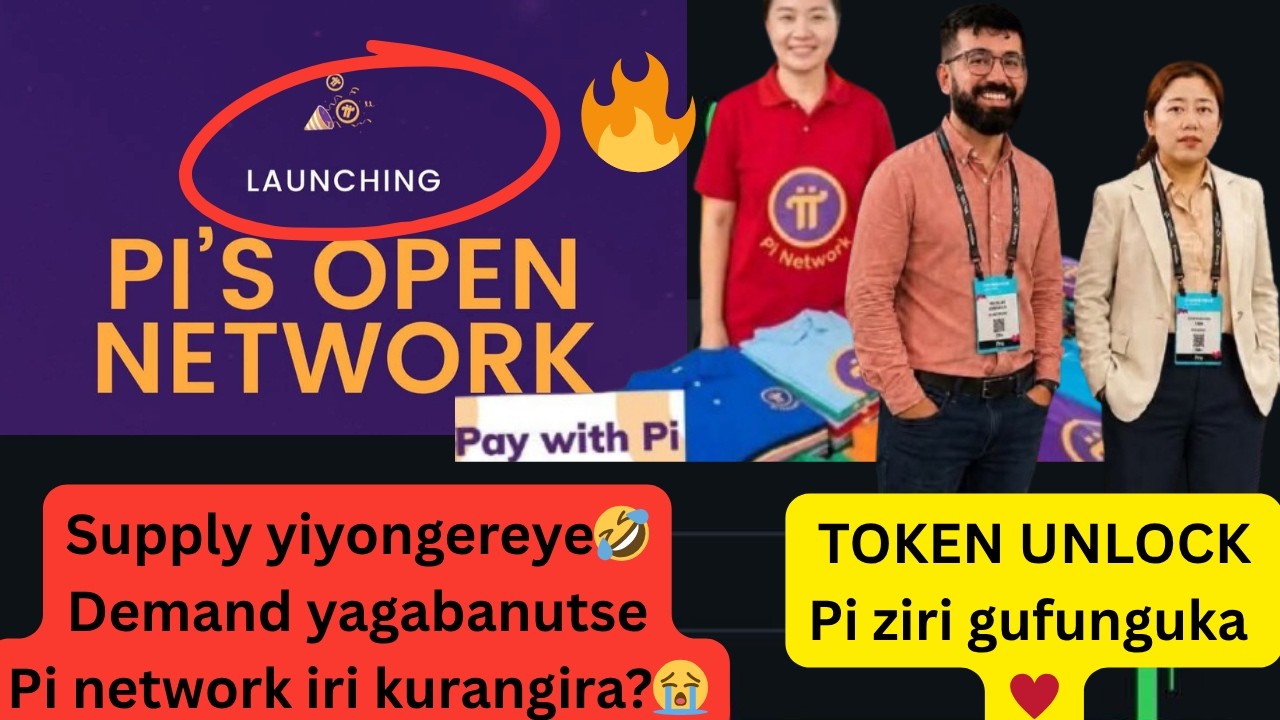 Pi network token unlock: Pi nyinshi zirasohotse, Pioneers bafite ubwoba, igiciro cyamanutse cyane😭
