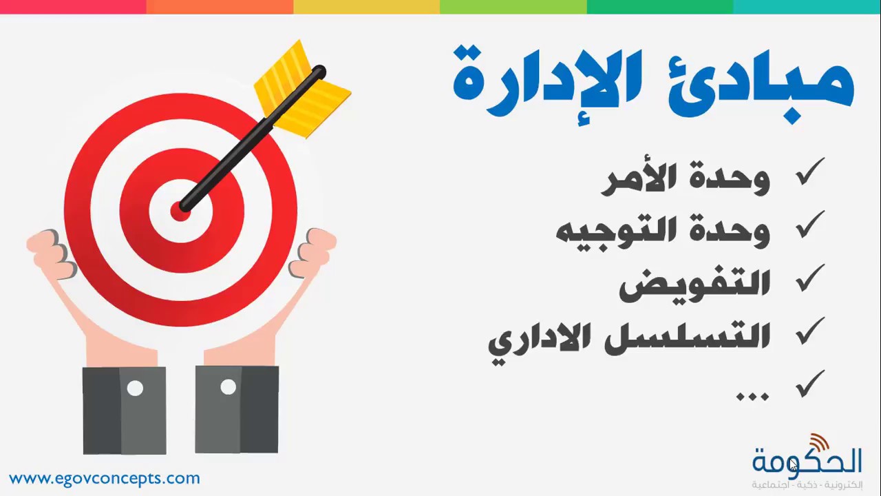 مبادىء الادارة العامة