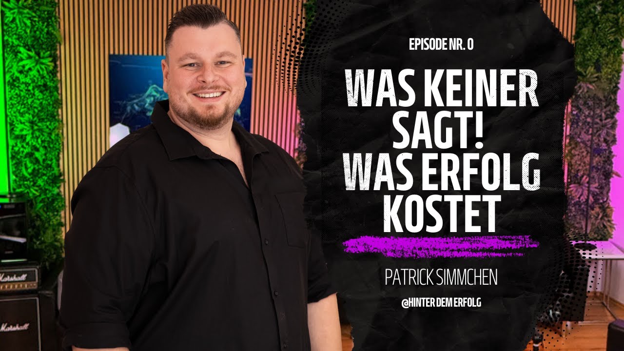 Was keiner sagt… was Erfolg kostet.