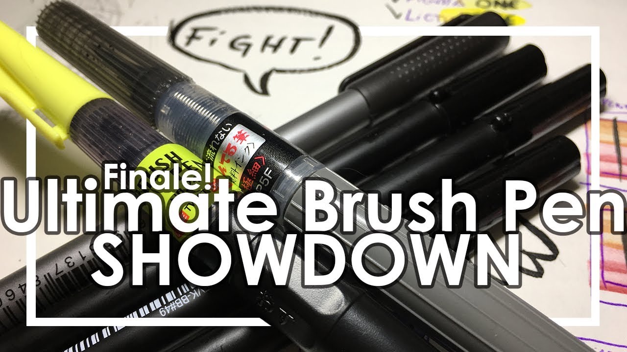 Best brush pen for watercolor artists-ultimate showdown finale!  Pt. 3/3