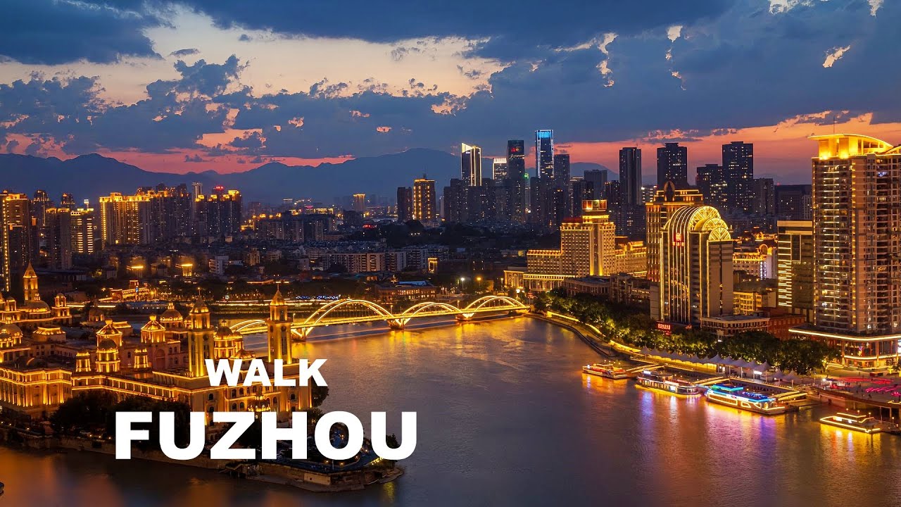 Fuzhou, Fujian, China Walking Tour 2 | Walking Around the World [4K60fps]